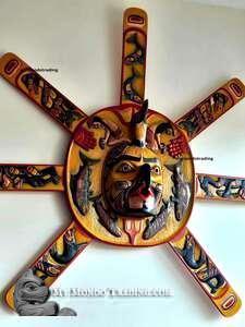 51" Sun Mask, masterpiece by Randy Stiglitz - SOLD