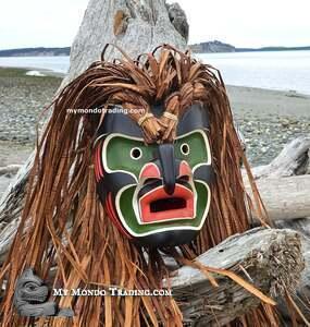 Bukwus, Wild Man Mask by late Harry T. Williams, Huu-ay-aht Nation - SOLD