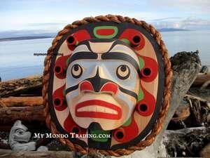 Large Komokwa Octopus mask by master artist and Chief Calvin Hunt - SOLD