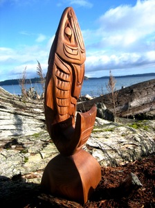 Salmon Sculpture (3D) by Alfred Robertson