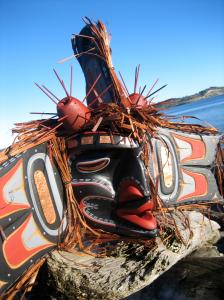 Woman of the Sea (Qaniqilak) Mask by David Knox (danced)