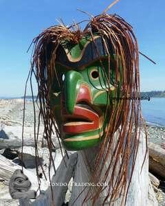 Wild Man Mask by late Harry T. Williams, Ditidath -SOLD 