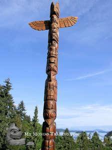 Talking Stick by Harvey and Josie Williams, 1985