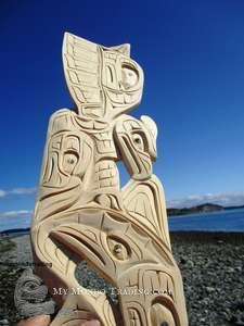 Thunderbird and Killer Whale by Nelson McCarty, Thompson Salish