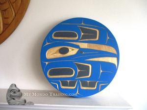Beautiful cedar Great Blue Heron wall art by Nusmata