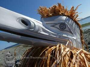 Large, articulated Spirit Raven Mask by Janice Morin - SOLD