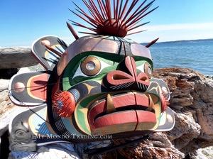 DANCED YAGIS Mask, George Hunt Jr., late Pat Hunt, late Tony Hunt Jr. - SOLD