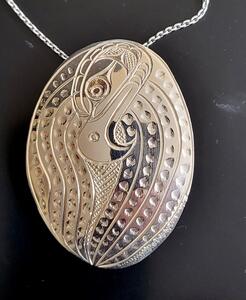 Gorgeous sterling silver Octopus pendant, by Paddy Seaweed - SOLD 