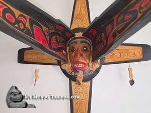 Transformation Mask, Raven and Sun, Gitxsan artist Rupert Jeffrey (see Video)