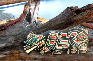 BEAR Wall panel, by Ruth Joseph Baker 