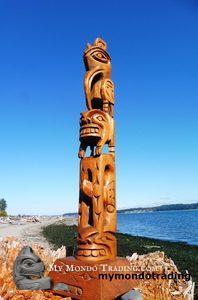 18" vintage Model totem by Wesley Williams - SOLD