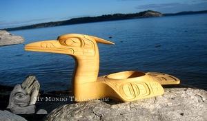 Stunning Loon Bowl by Will Wadhams