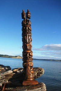 Vintage Totem Pole by Wilson Williams