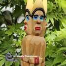 50" Gitxsan, Watchmen model totem pole, Rupert Jeffrey, Skeena River (video!)