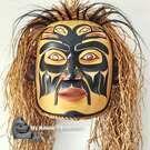 Double Raven Portrait Mask by Randy Stiglitz and Janice Morin