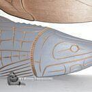 Sturgeon, cedar, hand carved and authentic, direct from Neil Baker, Squamish Nation