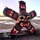 Large Sun Mask by Chief David Mungo Knox - SOLD