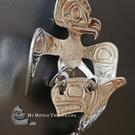 Northwest Coast native silver jewelry art, handmade authentic jewelry direct from artist, buy local Canadian art, support our artists