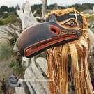 Northwest Coast native North American art, buy Canadian First Nations art direct from artist, authentic, Indigenous wooden hand carved mask