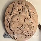 Northwest Coast native Indigenous art direct from artist, authentic, hand carved local Canadian art, signed, cedar wood carving