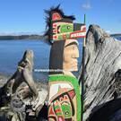 Authentic, hand carved native Indigenous art, buy local Canadian Indigenous art, direct from artist, Vancouver Island and BC