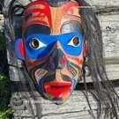 Tony Hunt, Chief, authentic Indigenous First Nations art carving, mask, Northwest Coast native American art from Canada, signed and authentic carving