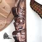Haida art, Indigenous Native American art, hand carved cedar wooden art, new in our native art Gallery, authentic and signed
