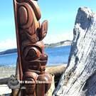 Haida art, Indigenous Native American art, hand carved cedar wooden art, new in our native art Gallery, authentic and signed