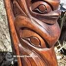 Haida art, Indigenous Native American art, hand carved cedar wooden art, new in our native art Gallery, authentic and signed