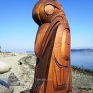 Haida Raven Sculpture, Darrell LeBlanc