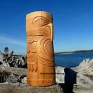Eagle Totem, old red cedar, authentic, Howard LaFortune Jr. -SOLD