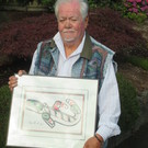 Hand colored Print by Chief Tony Hunt