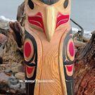 Native North American art, direct from artist, signed, authentic, cedar art
