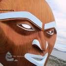 "New Moon" Portrait Mask by Kolten Khasalus Grant
