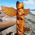 Gitxsan Model Totem Pole, William Jeffrey
