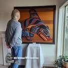 Local Canadian Indigenous art, hand carved, authentic Kwakiutl art, cedar carving, Northwest Coast native American art