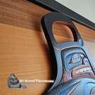 Local Canadian Indigenous art, hand carved, authentic Kwakiutl art, cedar carving, Northwest Coast native American art