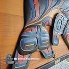 Local Canadian Indigenous art, hand carved, authentic Kwakiutl art, cedar carving, Northwest Coast native American art