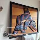 Local Canadian Indigenous art, hand carved, authentic Kwakiutl art, cedar carving, Northwest Coast native American art