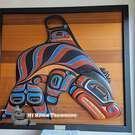 Local Canadian Indigenous art, hand carved, authentic Kwakiutl art, cedar carving, Northwest Coast native American art