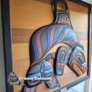Local Canadian Indigenous art, hand carved, authentic Kwakiutl art, cedar carving, Northwest Coast native American art