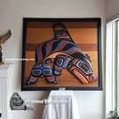 Local Canadian Indigenous art, hand carved, authentic Kwakiutl art, cedar carving, Northwest Coast native American art