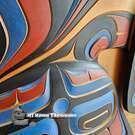 Local Canadian Indigenous art, hand carved, authentic Kwakiutl art, cedar carving, Northwest Coast native American art