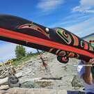 Native North American art, authentic, Indigenous, cedar mask, Pacific Northwest Coast, Vancouver Island