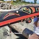 Native North American art, authentic, Indigenous, cedar mask, Pacific Northwest Coast, Vancouver Island