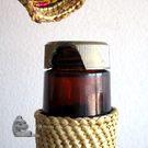 Nootka hand woven bottle coverNootka hand woven bottle cover