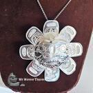 3" Silver Sun pendant by jewelry artist Paddy Seaweed