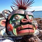 DANCED YAGIS Mask, George Hunt Jr., late Pat Hunt, late Tony Hunt Jr. - SOLD