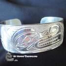 Wolf Head cuff Bracelet