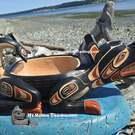 Native American Indigenous art, authentic and direct from artist, new in our native art gallery, signed, wooden art from the First Nations of Canada